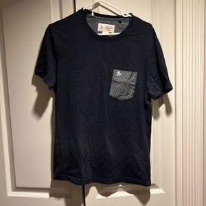 Penguin men’s navy blue short sleeve t shirt in size M